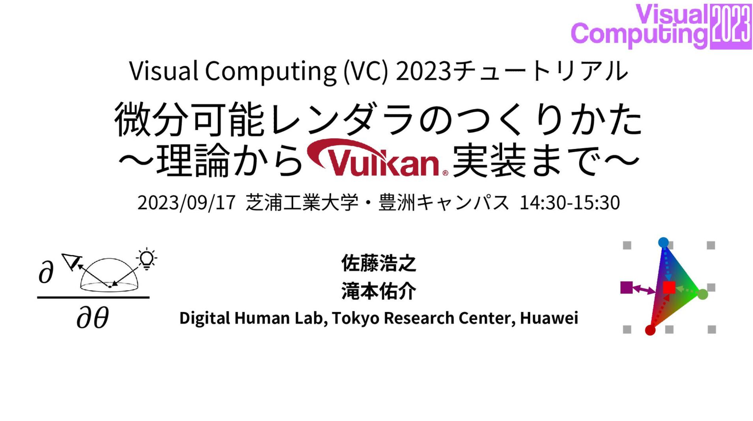 微分可能レンダラのつくりかた～理論からVulkan実装まで～